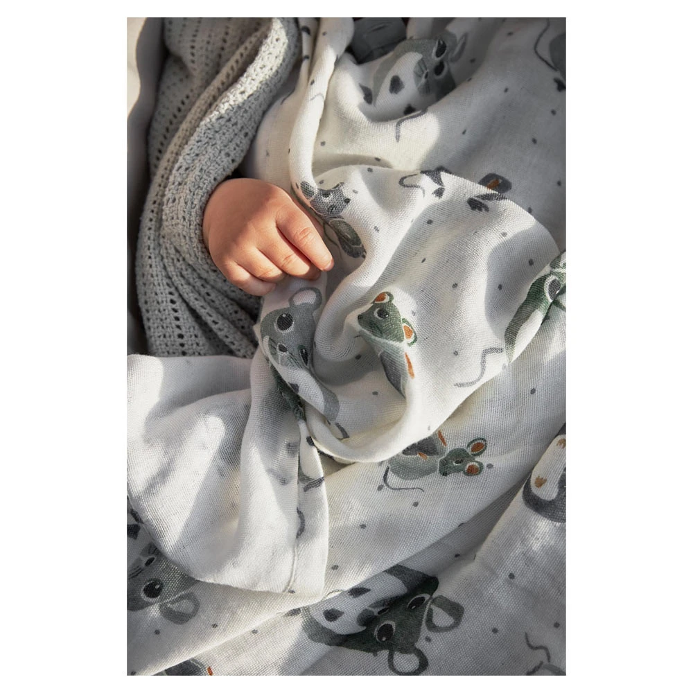 Elodie Details Hydrofiele Baby Deken Forest Mouse 6 Elodie Details Hydrofiele Baby Deken Forest Mouse - Afbeelding 4