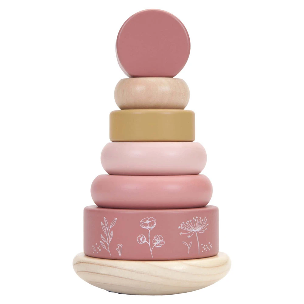 Little Dutch Tuimelstapelaar Flowers And Butterflies FSC 4 Little Dutch Tuimelstapelaar Flowers And Butterflies FSC - Afbeelding 2