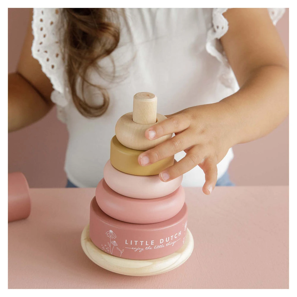 Little Dutch Tuimelstapelaar Flowers And Butterflies FSC 5 Little Dutch Tuimelstapelaar Flowers And Butterflies FSC - Afbeelding 3