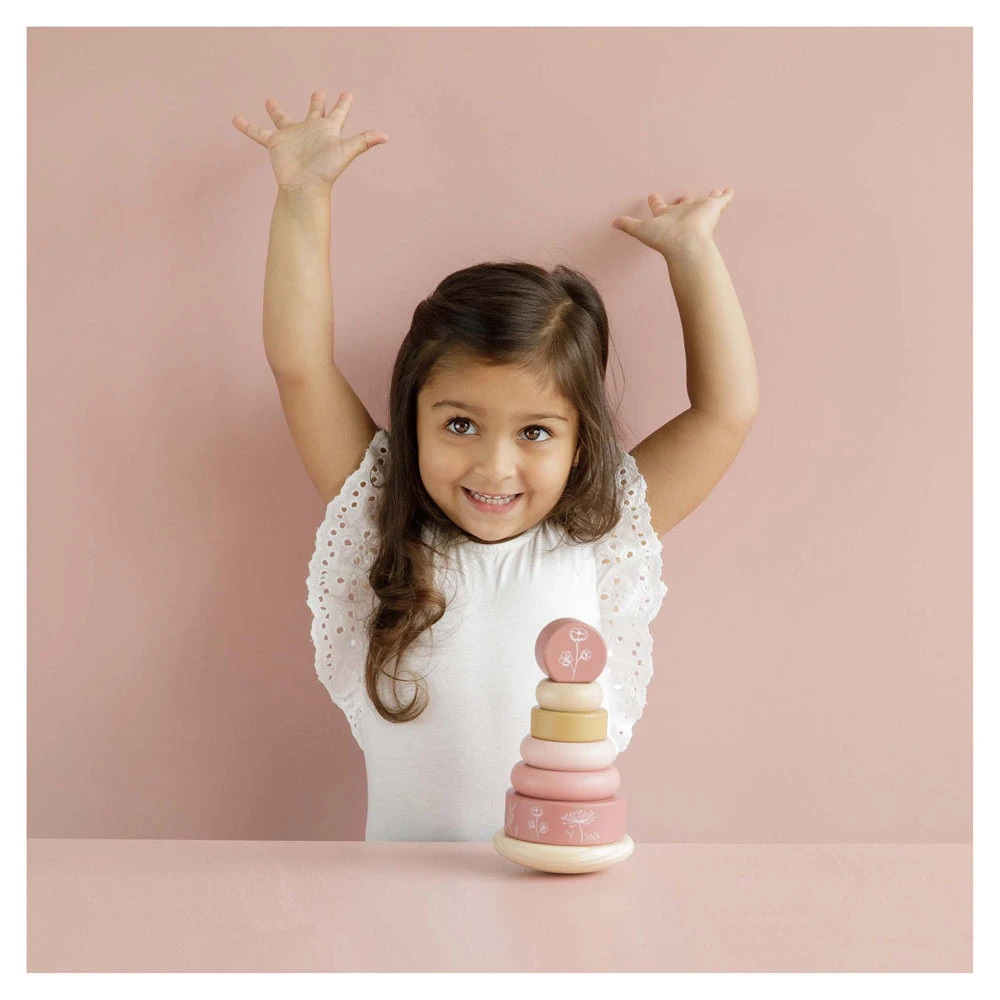 Little Dutch Tuimelstapelaar Flowers And Butterflies FSC 6 Little Dutch Tuimelstapelaar Flowers And Butterflies FSC - Afbeelding 4