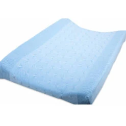 Baby's Only Aankleedkussenhoes Kabel Uni Lichtblauw