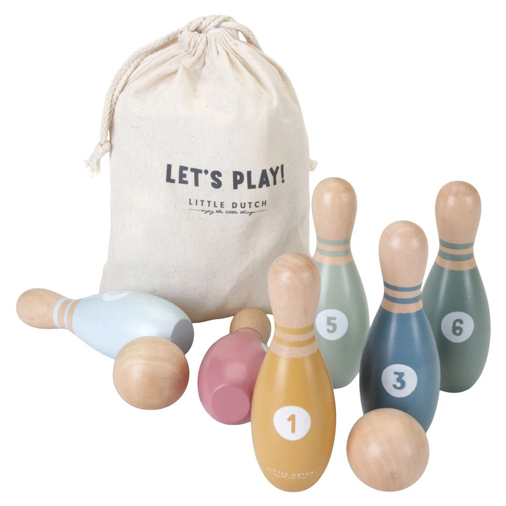 Little Dutch Bowling Set FSC 3 Little Dutch Bowling Set FSC
