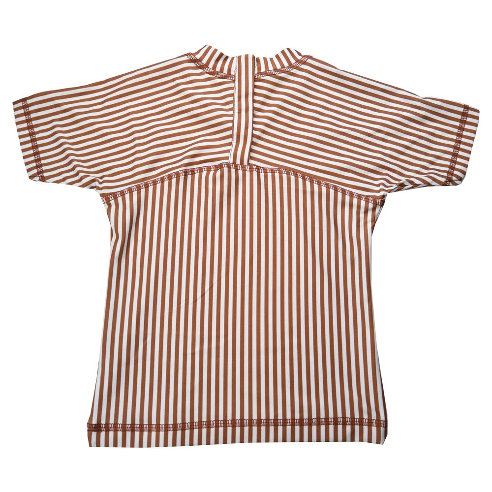Slipstop Cognac Stripe UV Shirt 4 Slipstop Cognac Stripe UV Shirt - Afbeelding 2