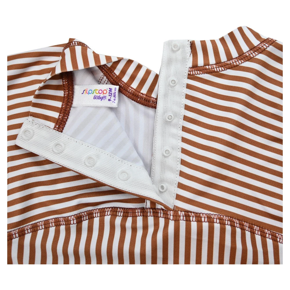 Slipstop Cognac Stripe UV Shirt 5 Slipstop Cognac Stripe UV Shirt - Afbeelding 3