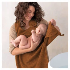 Nifty Handsfree Badcape Caramel -Babyverzorging Winkel image 32707