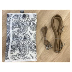 Isoki Luiertas Double Zip Satchel Latte -Babyverzorging Winkel image 33094