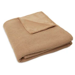 Jollein Ledikantdeken Basic Knit Biscuit Fleece 100x150cm 7 Jollein Ledikantdeken Basic Knit Biscuit Fleece 100x150cm -Babyverzorging Winkel image 33246