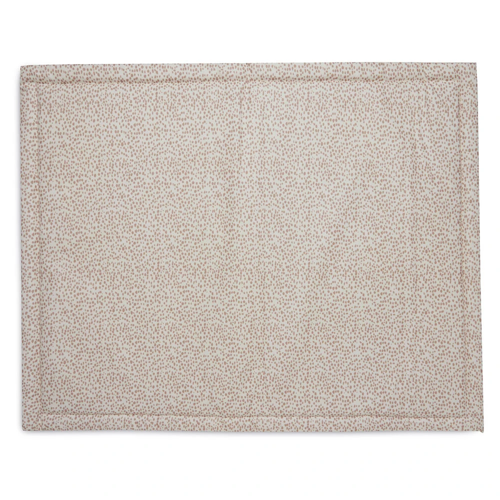 Jollein Boxdek Waterproof Dotted Biscuit 75x95cm 3 Jollein Boxdek Waterproof Dotted Biscuit 75x95cm