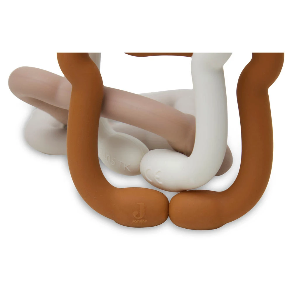 Jollein Speelgoed Ringen Silicone 20x7x1cm Teddy Bear 4 Jollein Speelgoed Ringen Silicone 20x7x1cm Teddy Bear - Afbeelding 2