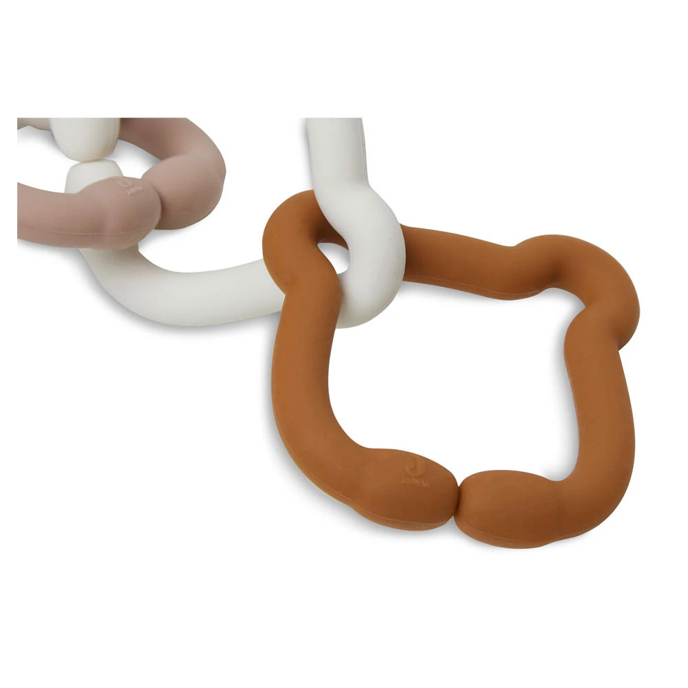 Jollein Speelgoed Ringen Silicone 20x7x1cm Teddy Bear 5 Jollein Speelgoed Ringen Silicone 20x7x1cm Teddy Bear - Afbeelding 3