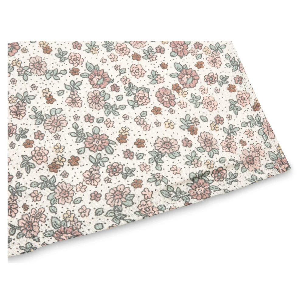 Jollein Hydrofiel Doek Large 115x115cm Retro Flowers 2 Stuks 4 Jollein Hydrofiel Doek Large 115x115cm Retro Flowers 2 Stuks - Afbeelding 2