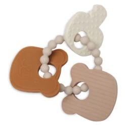 Jollein Siliconen Bijtring 15x11x1cm Teddy Bear