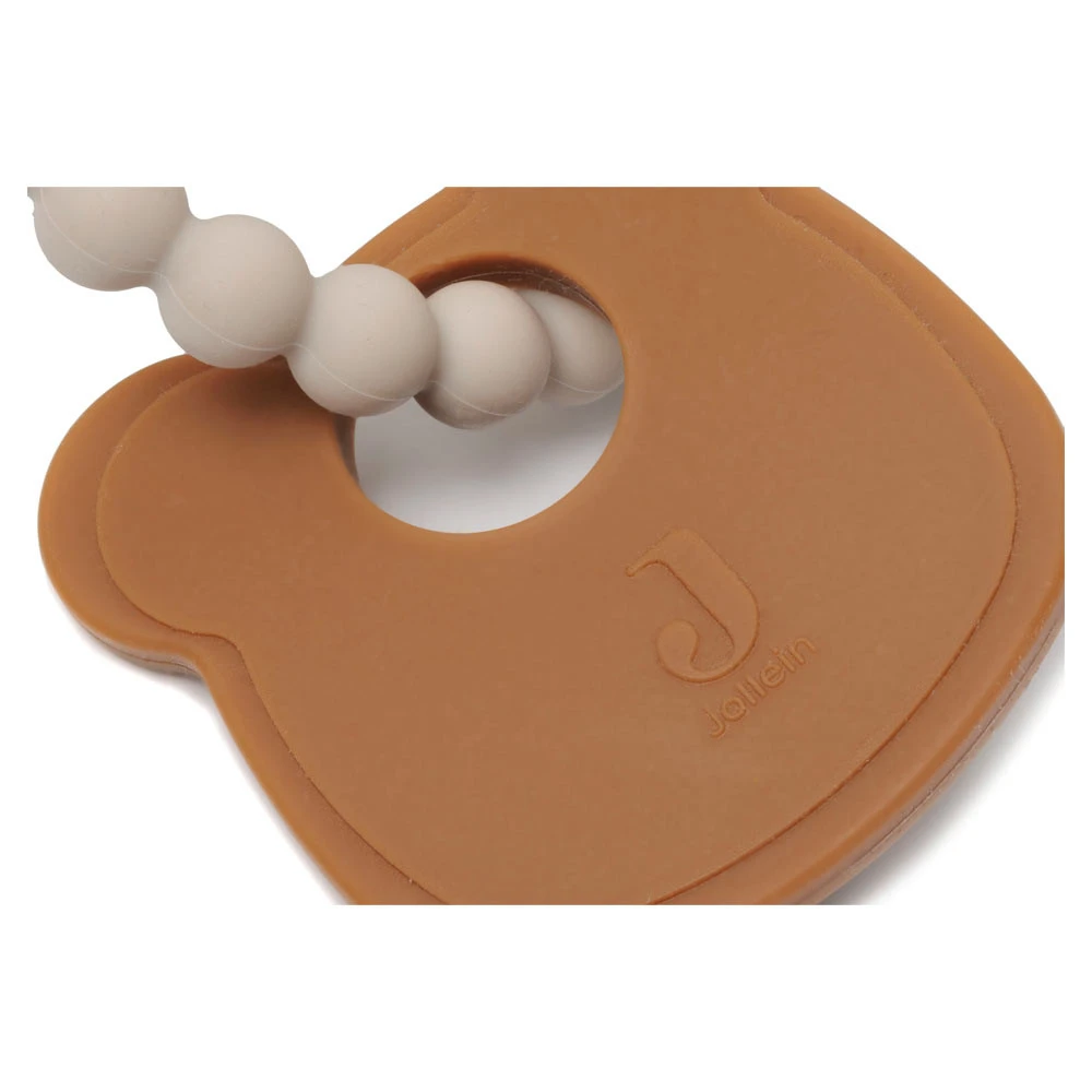 Jollein Siliconen Bijtring 15x11x1cm Teddy Bear 4 Jollein Siliconen Bijtring 15x11x1cm Teddy Bear - Afbeelding 2