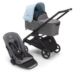 Bugaboo Dragonfly Black - Grey Melange Compleet