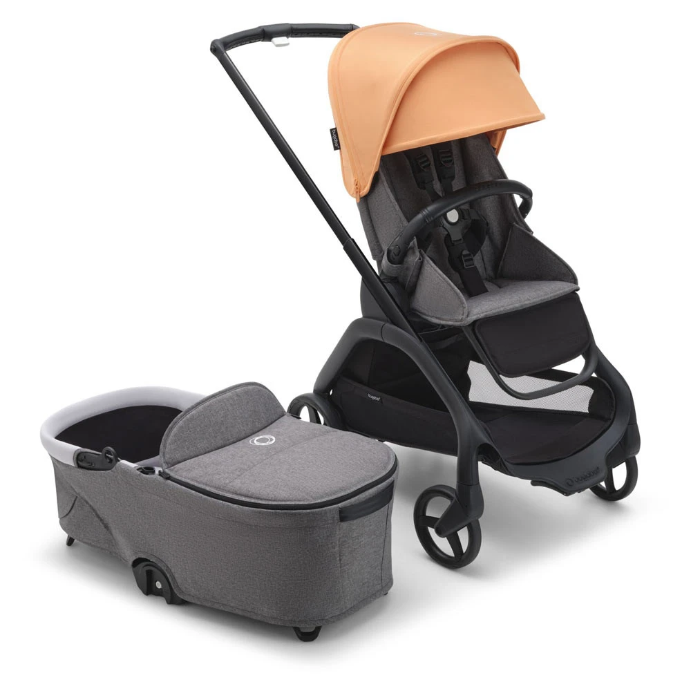 Bugaboo Dragonfly Black - Grey Melange Compleet 4 Bugaboo Dragonfly Black - Grey Melange Compleet - Afbeelding 2