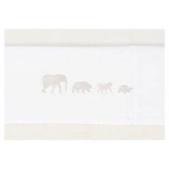 Jollein Ledikantlaken 120x150cm Animals Nougat -Babyverzorging Winkel image 33740