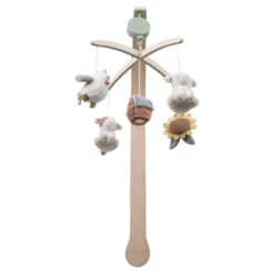 Little Dutch Houten Muziekmobiel Little Farm FSC -Babyverzorging Winkel image 33958