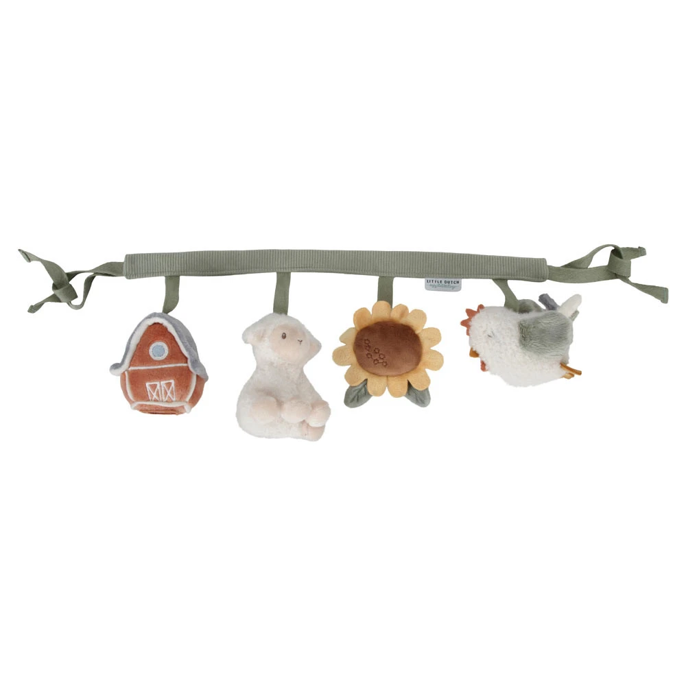 Little Dutch Autostoelspeeltje Little Farm 3 Little Dutch Autostoelspeeltje Little Farm