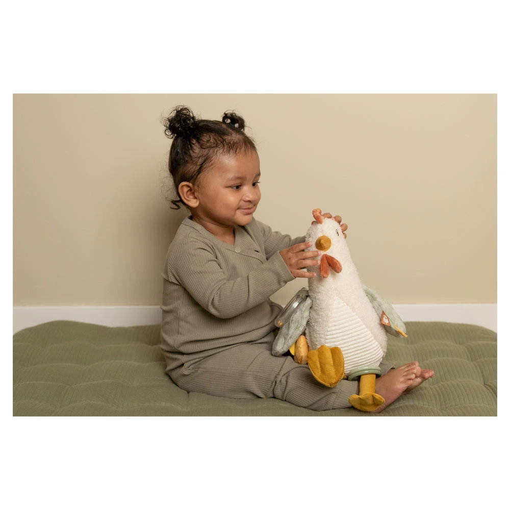 Little Dutch Activiteitenknuffel Kip 25cm Little Farm 9 Little Dutch Activiteitenknuffel Kip 25cm Little Farm - Afbeelding 7