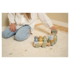 Little Dutch Blokkentrein Tractor Little Farm FSC -Babyverzorging Winkel image 34098