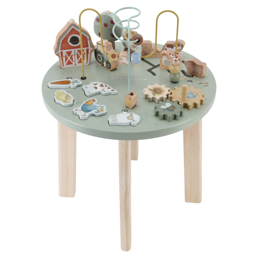 Little Dutch Activiteitentafel Little Farm FSC 3 Little Dutch Activiteitentafel Little Farm FSC