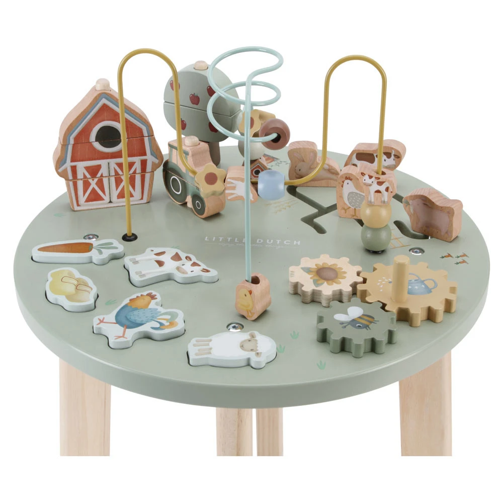 Little Dutch Activiteitentafel Little Farm FSC 4 Little Dutch Activiteitentafel Little Farm FSC - Afbeelding 2