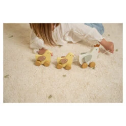 Little Dutch Trekdier Kippen Little Farm FSC -Babyverzorging Winkel image 34211