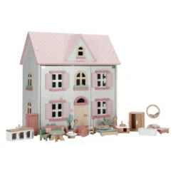 Little Dutch Houten Poppenhuis Medium FSC -Babyverzorging Winkel image 34743
