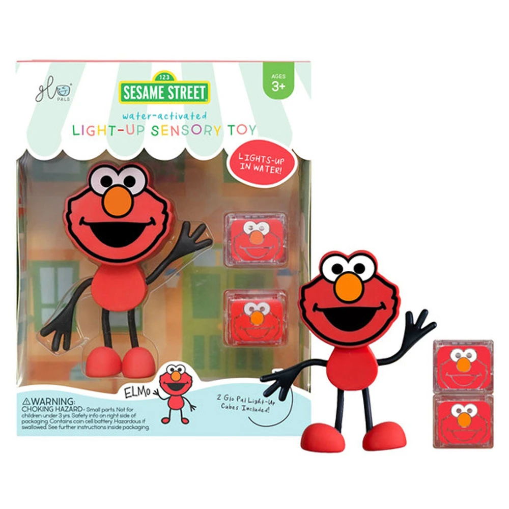 Glo Pals Sensorisch Badspeeltje Elmo 3 Glo Pals Sensorisch Badspeeltje Elmo