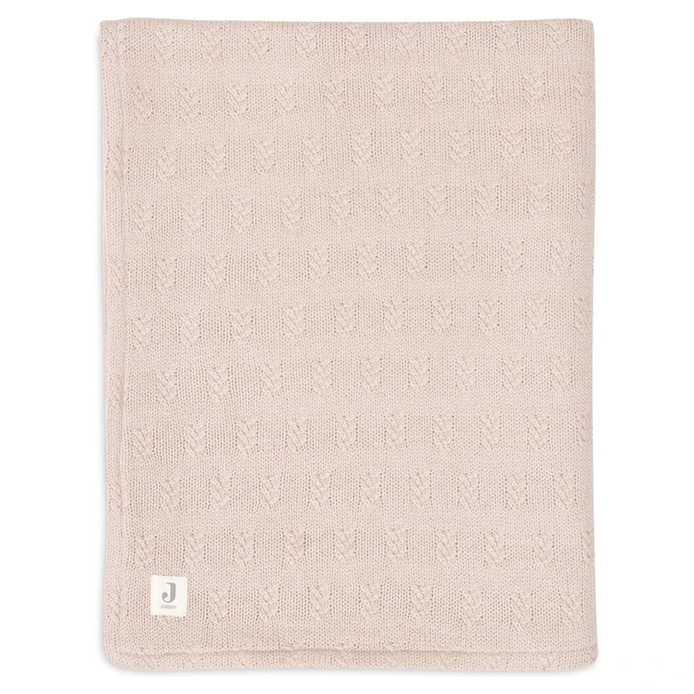 Jollein Wiegdeken Grain Knit 75 X 100 Cm Wild Rose 3 Jollein Wiegdeken Grain Knit 75 X 100 Cm Wild Rose