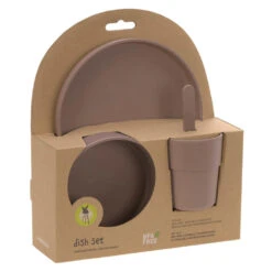 LÄSSIG Laessig Serviesset Uni Choco -Babyverzorging Winkel image 35586