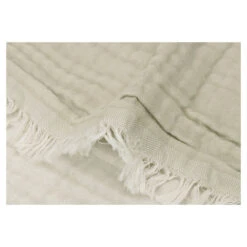 Jollein Wiegdeken 75x100 Cm Fringe Olive Green -Babyverzorging Winkel image 35652