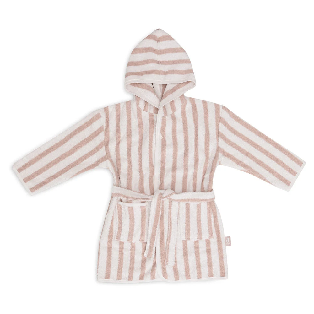 Jollein Badjas 3 - 4 Jaar Stripe Terry Wild Rose 3 Jollein Badjas 3 - 4 Jaar Stripe Terry Wild Rose