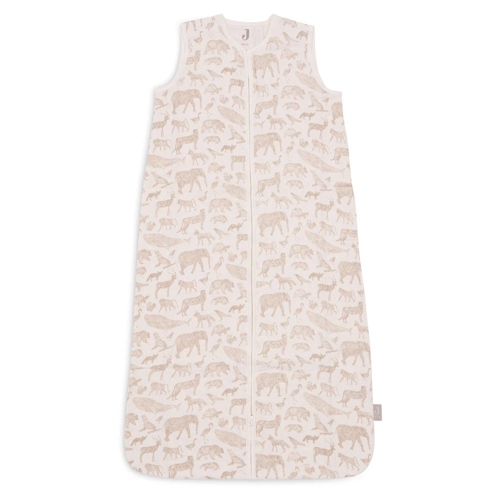 Jollein Hydrofiel Slaapzak 70 Cm Animals Nougat 3 Jollein Hydrofiel Slaapzak 70 Cm Animals Nougat