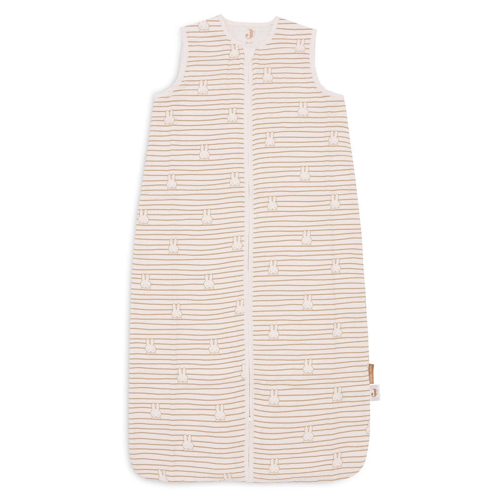 Jollein Hydrofiel Slaapzak 90 Cm Nijntje Stripe Biscuit 3 Jollein Hydrofiel Slaapzak 90 Cm Nijntje Stripe Biscuit