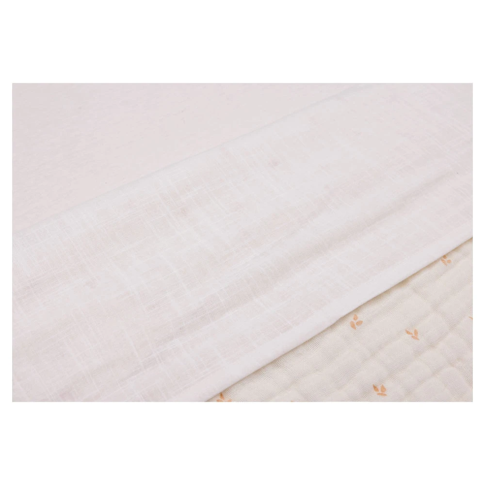 Jollein Ledikantlaken 120 X 150 Cm Slub Ivory 5 Jollein Ledikantlaken 120 X 150 Cm Slub Ivory - Afbeelding 3
