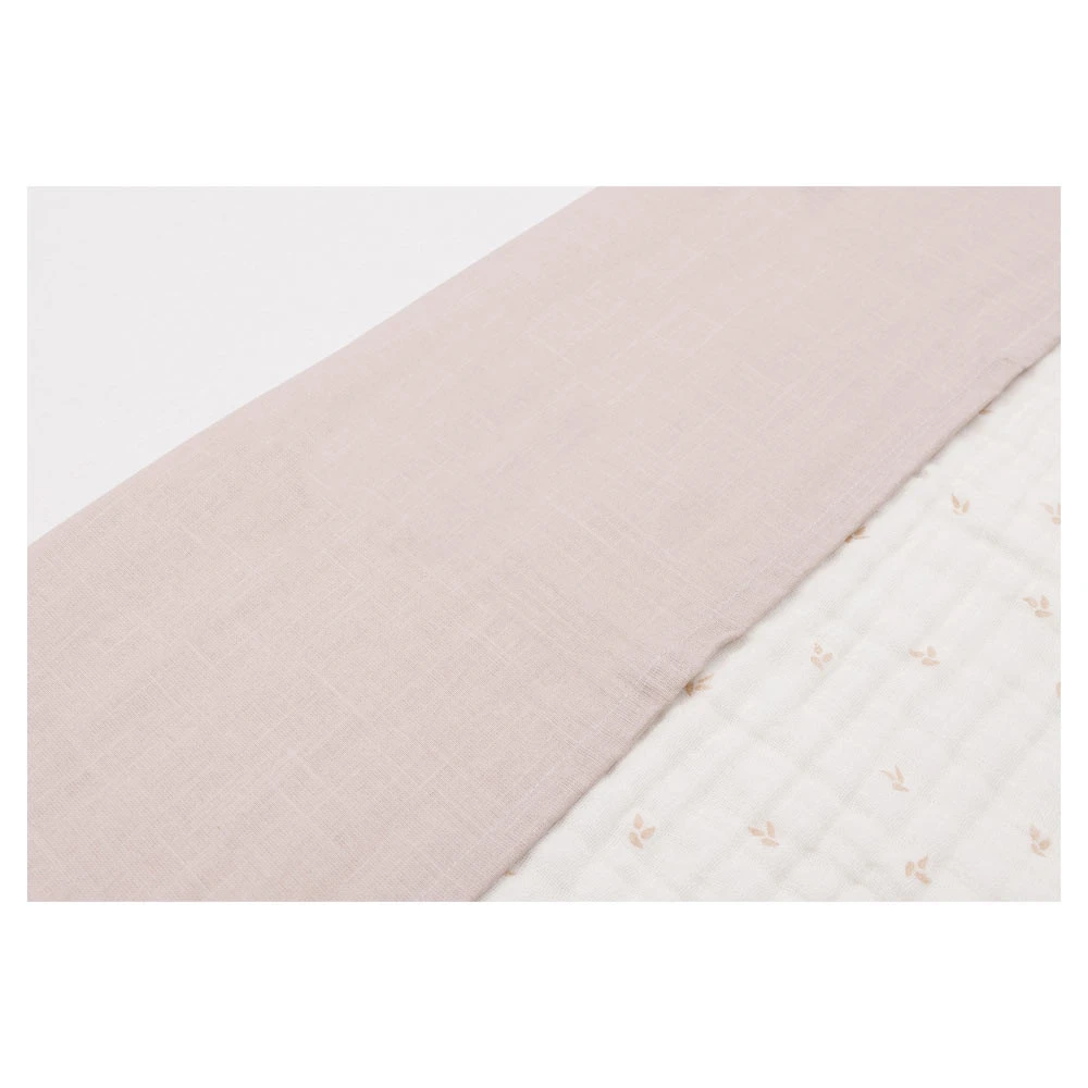 Jollein Ledikantlaken 120 X 150 Cm Slub Nougat 4 Jollein Ledikantlaken 120 X 150 Cm Slub Nougat - Afbeelding 2