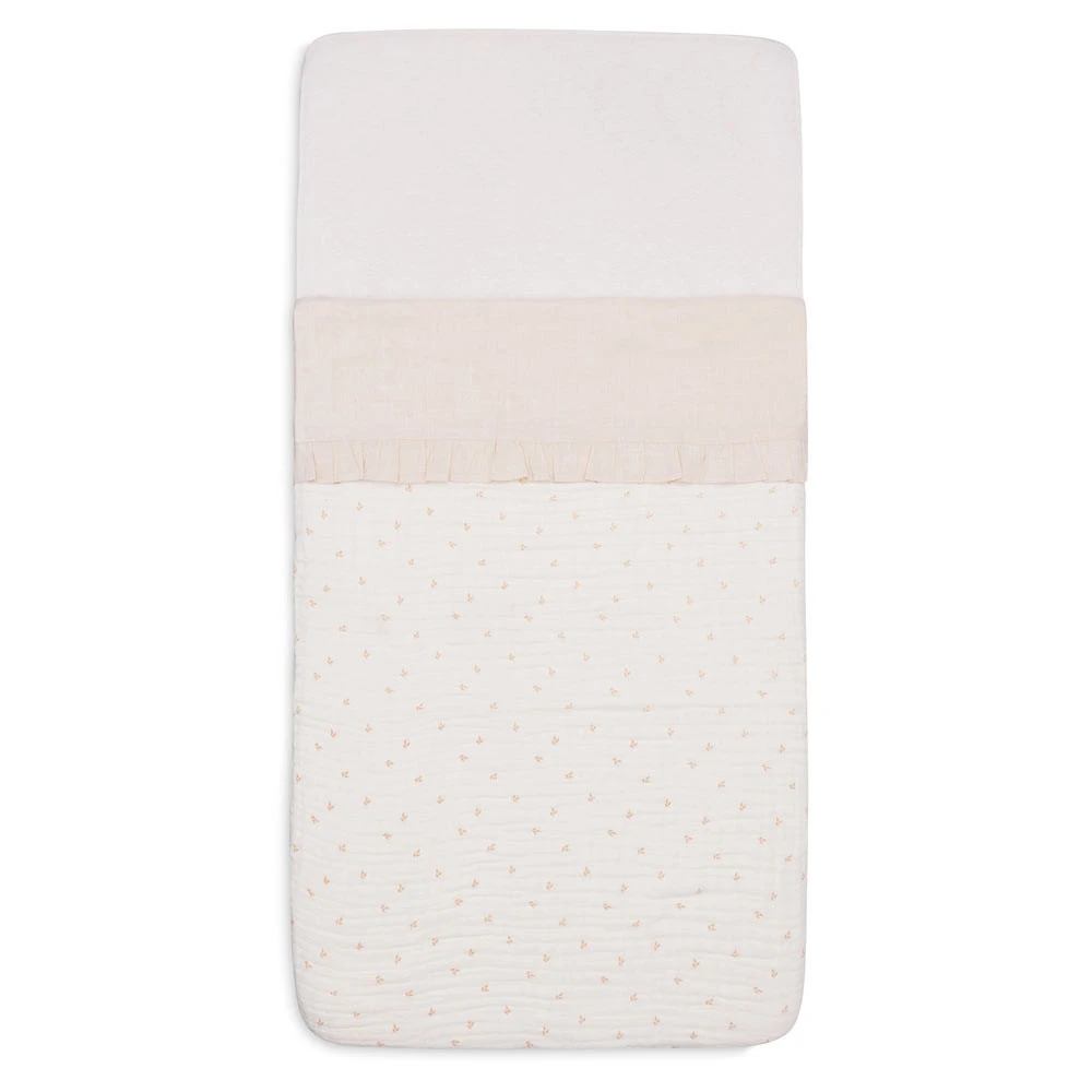 Jollein Wieglaken 75 X 100 Cm Ruffle Natural 3 Jollein Wieglaken 75 X 100 Cm Ruffle Natural