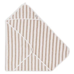 Jollein Badcape 75 X 75 Cm Stripe Terry Olive Green -Babyverzorging Winkel image 35781