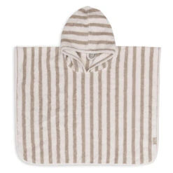 Jollein Badponcho Stripe Terry Olive Green