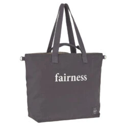 LÄSSIG Laessig Greenlabel Katoenen Statement Shopper Anthracite