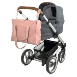 LÄSSIG Laessig Greenlabel Katoenen Verschoontas Rose -Babyverzorging Winkel image 35891