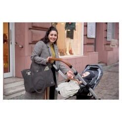 LÄSSIG Laessig Greenlabel Katoenen Verschoontas Anthracite -Babyverzorging Winkel image 35907