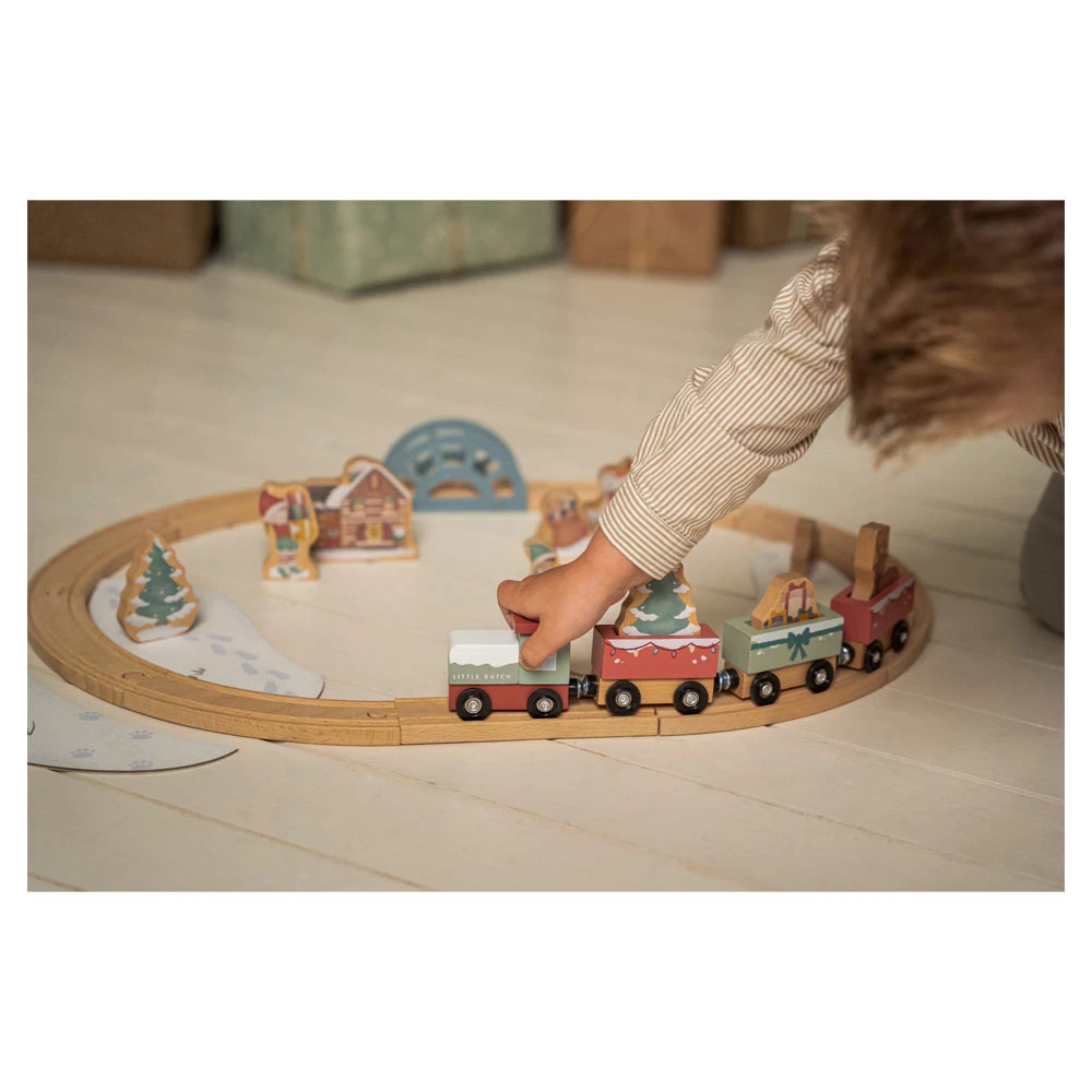 Little Dutch Treinbaan Kerst FSC 8 Little Dutch Treinbaan Kerst FSC - Afbeelding 6