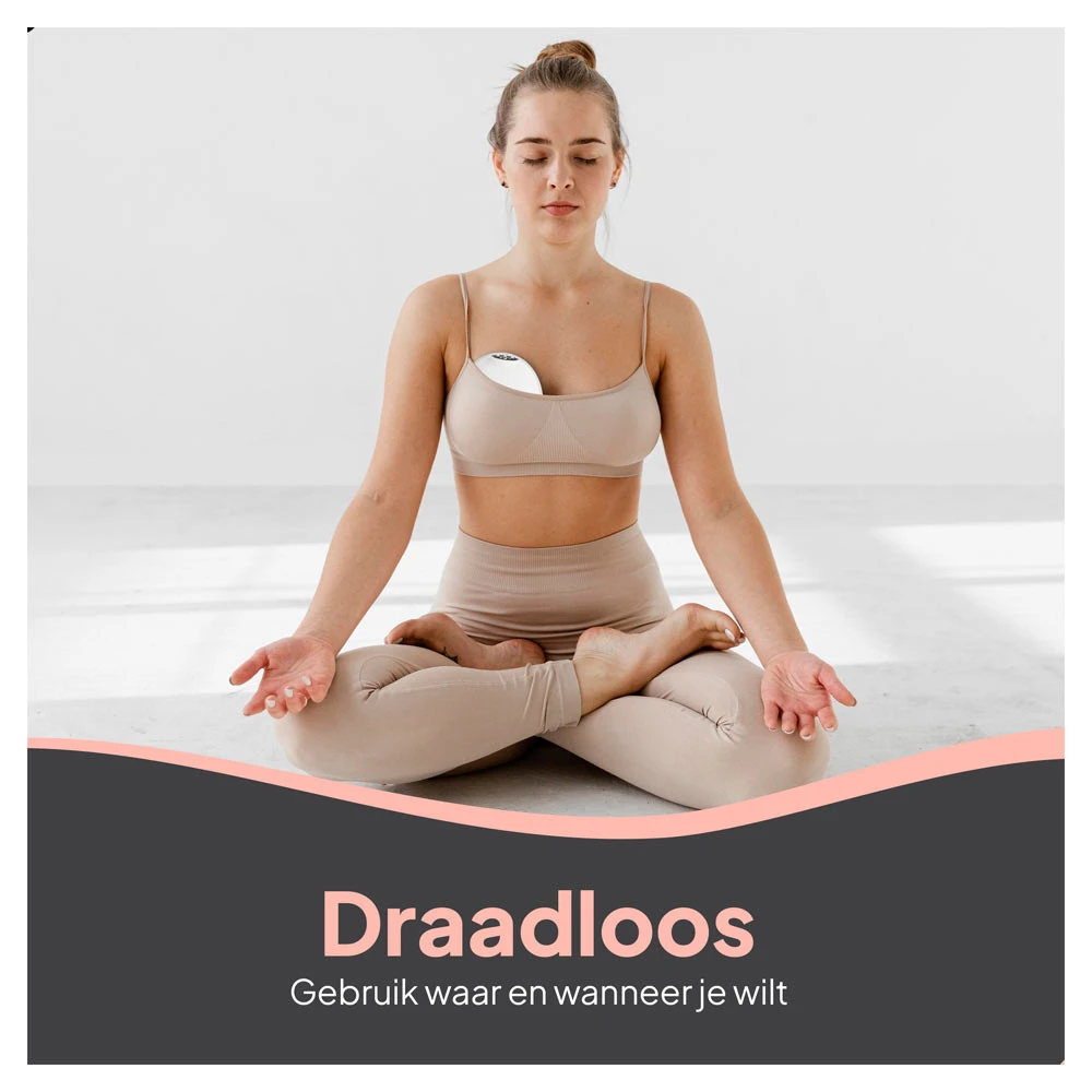 Mammie Enkele Draadloze Elektrische Borstkolf Handsfree & Draagbaar - BPA-vrij 4 Mammie Enkele Draadloze Elektrische Borstkolf Handsfree & Draagbaar - BPA-vrij - Afbeelding 2