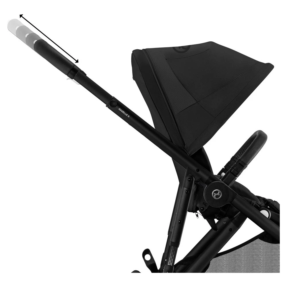 Cybex Gazelle S Black Frame Moon Black 16 Cybex Gazelle S Black Frame Moon Black - Afbeelding 14