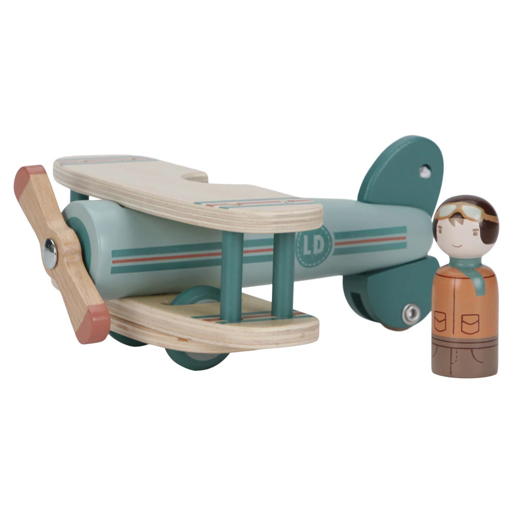 Little Dutch Speelgoedvliegtuig 4 Little Dutch Speelgoedvliegtuig - Afbeelding 2