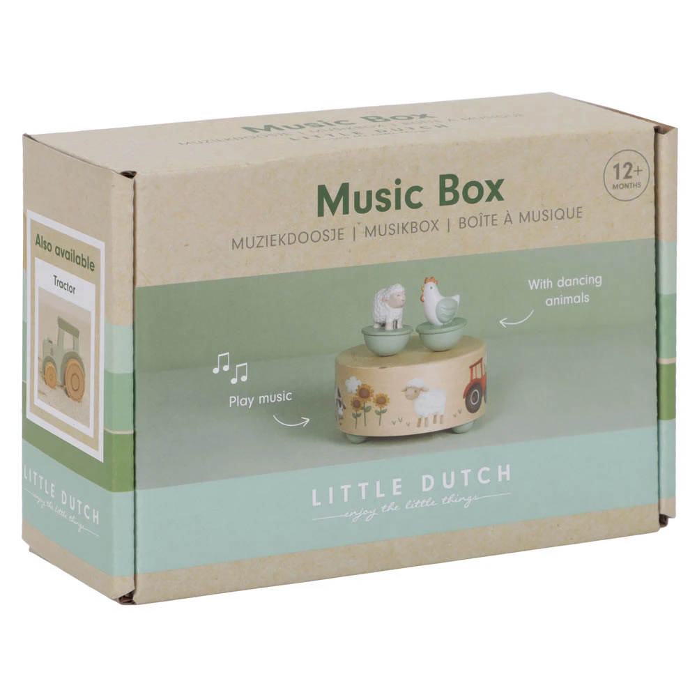 Little Dutch Muziekdoosje Little Farm 4 Little Dutch Muziekdoosje Little Farm - Afbeelding 2