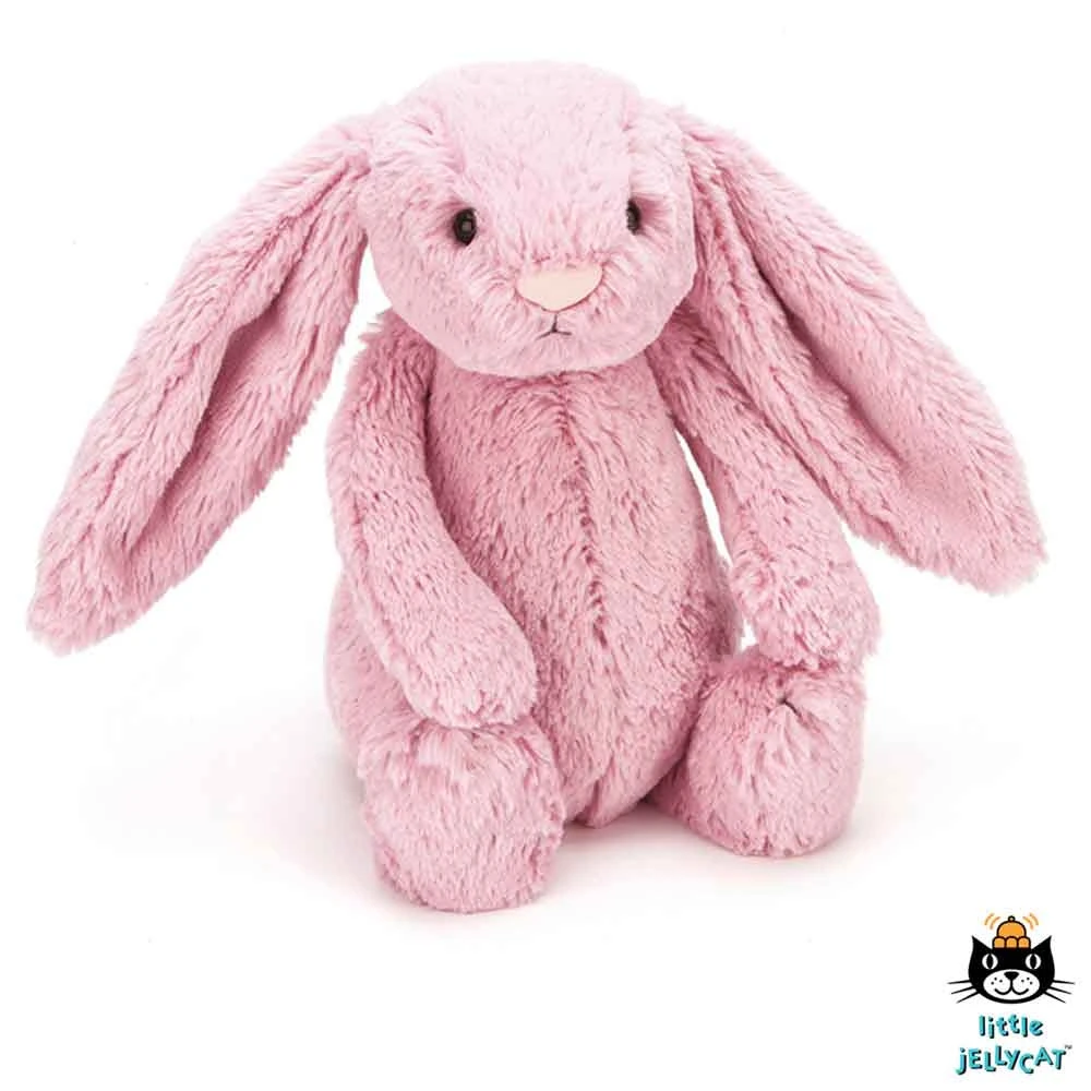 Jellycat Bashfull Bunny Tulip Pink (18 Cm) 3 Jellycat Bashfull Bunny Tulip Pink (18 Cm)