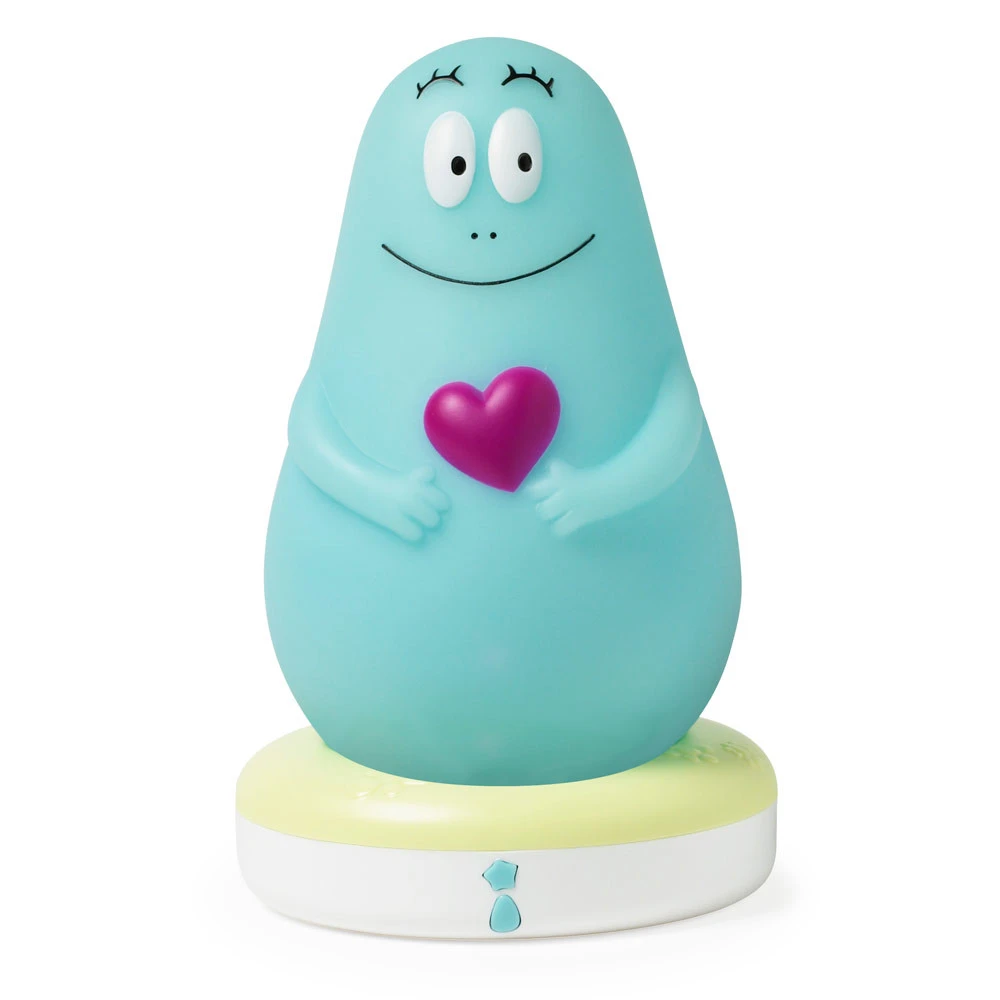 Pabobo Lumilove Barbapapa Draagbaar Nachtlampje Blauw 3 Pabobo Lumilove Barbapapa Draagbaar Nachtlampje Blauw